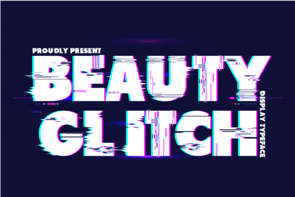 Beauty Glitch: A Modern Typeface for Dynamic Designs