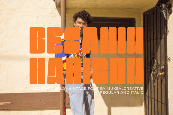 Bezamin Harison: A Versatile Modern Vintage Display Font