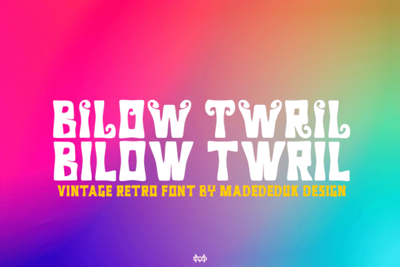 Billow Twril: A Vintage Display Typeface