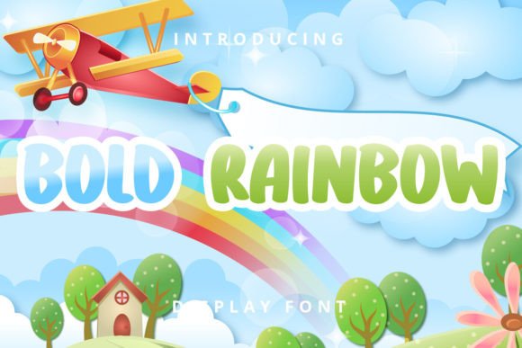Bold Rainbow: A Playful Display Font for Creative Projects