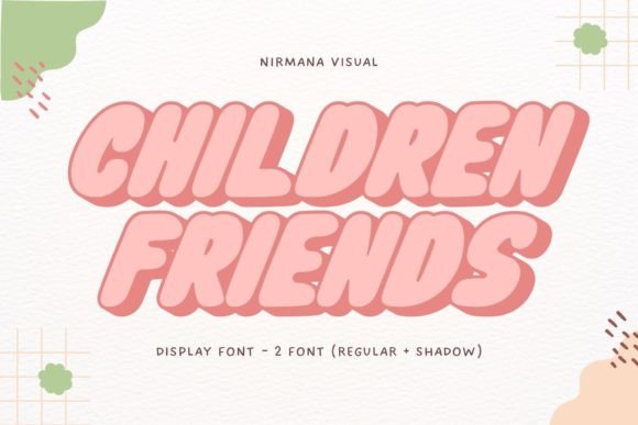 Children Friends: A Playful Font for Whimsical Designs