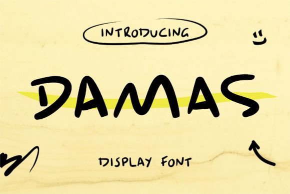 Damas: Get Noticed with a Distinctive Retro Display Font