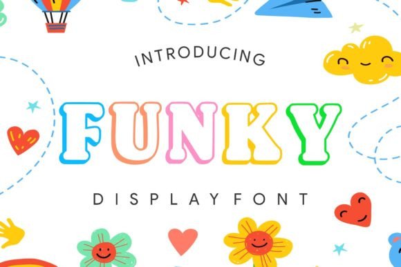 Discover the Playful Charm of the Funky Display Typeface
