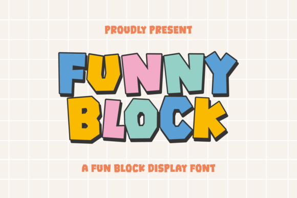Funny Block: The Playful Display Font for Bold Designs