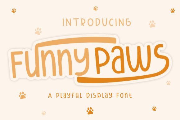 Funny Paws: A Playful Font for Joyful Designs