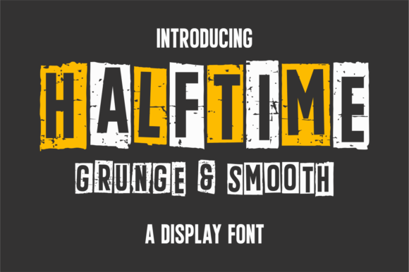 Halftime: Bold Display Font for Impactful Design