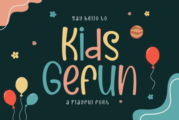 Kids Gefun: Bold, Modern Display Typography