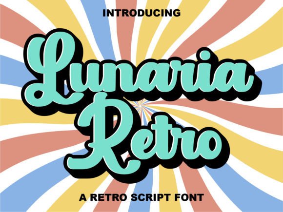 Lunaria Retro: A Quirky Typeface with 70s and 80s Charm