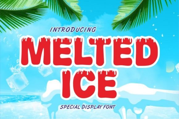 Melted Ice: A Cool Display Font for Modern Branding