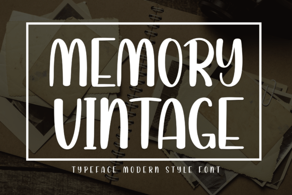 Memory Vintage: A Sweet Display Font for Charming Designs