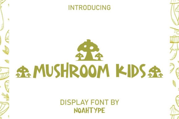 Mushroom Kids: A Playful Font for Creative Projects