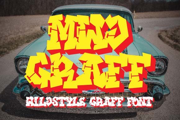 MWD Graff: A Bold Wildstyle Display Font