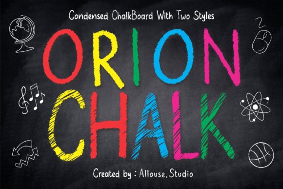 Orion Chalk: A Fun Display Font for Creative Projects