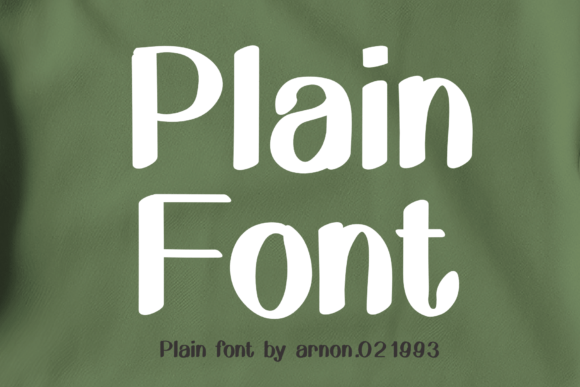 Plain: A Friendly Display Font for Every Creative Project