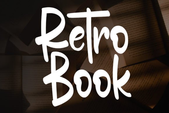 Retro Book: A Sweet, Playful Font for Creative Projects