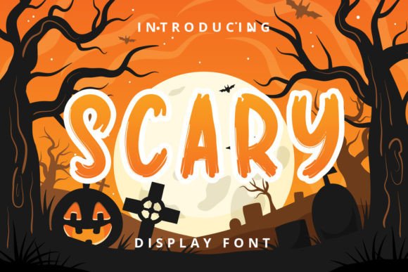 Scary: A Friendly Display Font for Fun Designs