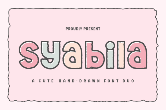 Syabila: A Colorful and Playful Display Font for Vibrant Designs